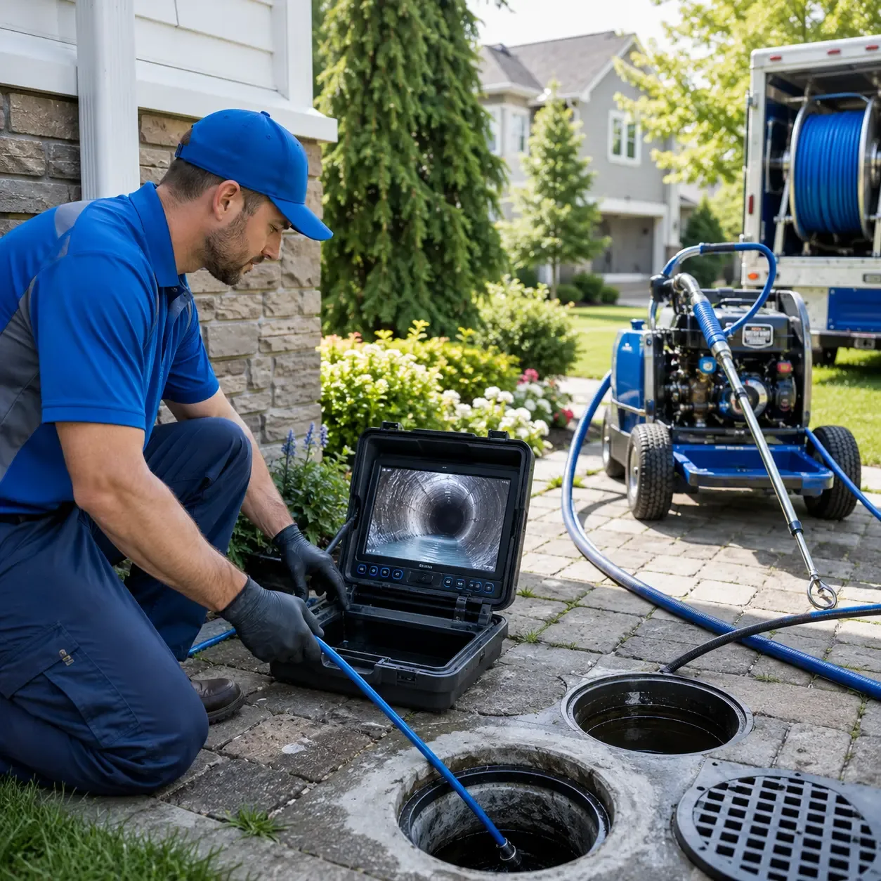 Outdoor drain cleaning professionals serving Woodman, WI